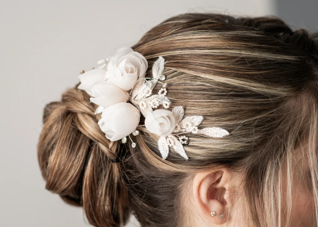 photographie de la coupe de cheveux de la mariée, prise par le photographe Quentin Viel